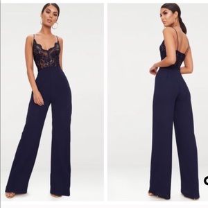 Gorgeous Lace Navy Jumpsuit